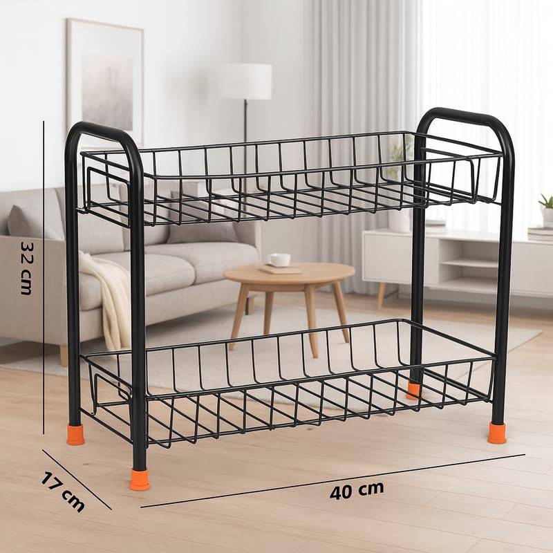 Stylish 2-Tier Spice Rack Organizer™
